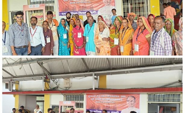 तीर्थ यात्रियों को लेकर कटनी से शिर्डी के लिए रवाना हुई विशेष ट्रेन साउथ स्टेशन पर जनप्रतिनिधियों एवं अधिकारियों ने किया यात्रियों का स्वागत