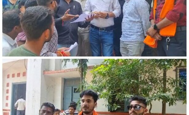 शहर में गौशाला की मांग को लेकर हिंदू समाज ने आंदोलन की चेतावनी दी,दिया ज्ञापन