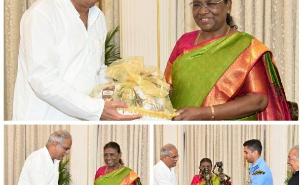 महामहिम राष्ट्रपति जी को छत्तीसगढ़ की भेंट..