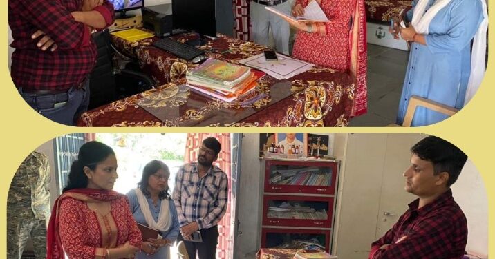कलेक्टर ने किया सीडब्ल्यूएसएन छात्रावास का आकस्मिक निरीक्षण