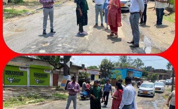 कलेक्टर ने किया पुरवा मार्ग का निरीक्षण