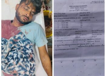 सरपंच के बेटे पर जानलेवा हमला ग्राम के गिदुरहा का मामला  युवा सेवा संगठन मझगवां टीआई को सौंपा ज्ञापन