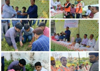 फतेहपुर जनपद के पुर्वांचल विद्युत निगम लिमिटेड उपकेंद्र खागा मानू का पुरवा में कर्मचारी सुरक्षा एवं गुडवक्ता शिविर अधिशाषी अभियंता अनिल कुमार मिश्र की अध्यक्षता में आयोजित हुआ