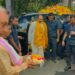 परम पूज्य गुरुदेव श्री पं. प्रदीप मिश्रा जी स्वागत कर आशीर्वाद VIDEO
