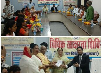 शिक्षा आपको फर्श से लेकर अर्श तक ले जाती है: न्यायाधीश श्रीश्रीकृष्ण बरार -नगर पालिका परिषद में ट्रांस्जेंडरों के लिए लगा विधिक साक्षरता शिविर  शिविर में उपस्थित जनों को मतदाता जागरूकता की शपथ भी दिलाई गई