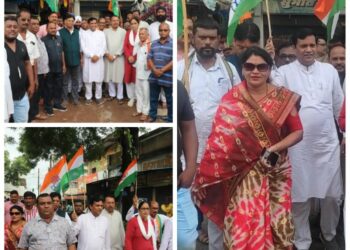 *डोंगरगढ -कांग्रेस जनों ने भारत जोड़ो यात्रा की वर्षगांठ मनायी*