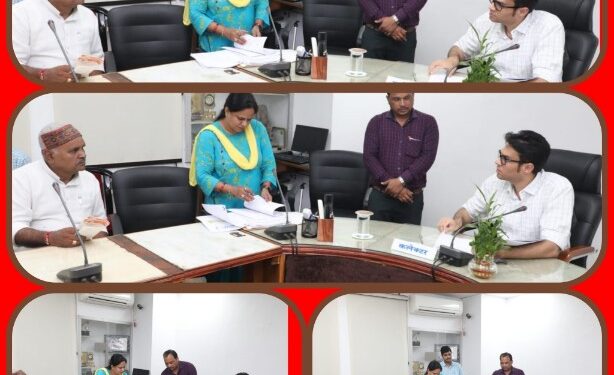 कलेक्टर अवि प्रसाद की अध्यक्षता में जिला स्तरीय निगरानी समिति की बैठक