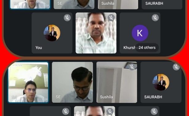 कृषि के लिए 10 घंटे बिजली आपूर्ति सुनिश्चित करें  बिजली विभाग की वर्चुअली समीक्षा के दौरान कलेक्टर श्री प्रसाद के निर्देश