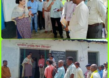 पुनरीक्षण कार्य का लिया जायजा, मतदाता सूची वाचन के दिए निर्देश  किसी भी पात्र व्यक्ति का नाम मतदाता सूची से वंचित नहीं रहे – डॉ. सिडाना  कलेक्टर एवं एसपी ने किया मतदान केन्द्रों का निरीक्षण