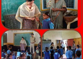 शाला भवनों को बेहतर बनाएं, खेल सामग्री उपलब्ध कराएँ – डॉ. सिडाना  कलेक्टर ने किया नारायणगंज विकासखंड की शालाओं का निरीक्षण