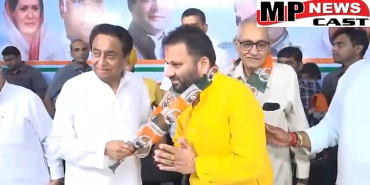 भोपाल चुनावी साल में दलबदल जारी, नर्मदापुरम से भाजपा के पूर्व विधायक गिरिजा शंकर शर्मा हुए कांग्रेस में शामिल