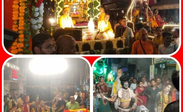 दाधिकांदो महोत्सव में उमड़ा जन सैलाब, देर रात चला रहा कार्यक्रम, शोभा यात्रा का जगह-जगह हुआ स्वागत
