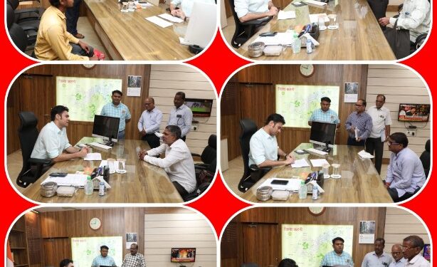 कलेक्टर श्री प्रसाद ने की स्थानीय समाधान के लंबित प्रकरणों की समीक्षा  श्रृद्धा पटेल की प्रसूती सहायता राशि का शीध्र करें भुगतान – कलेक्टर