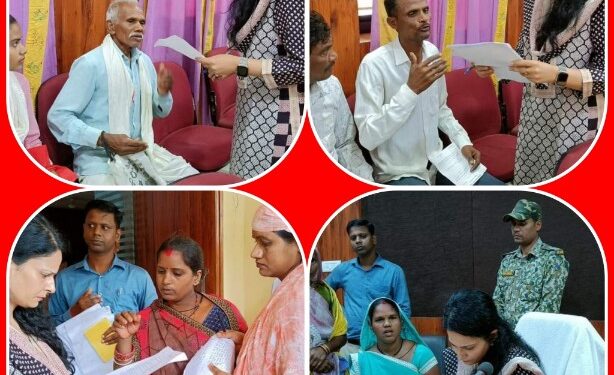 कलेक्टर ने जनसुनवाई में सुनी 155 लोगों की समस्याएँ