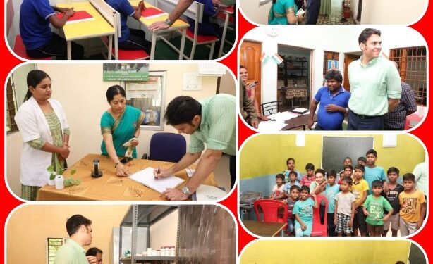 कलेक्टर श्री प्रसाद ने किया जिला दृष्टिबाधित विशेष विद्यालय का औचक निरीक्षण