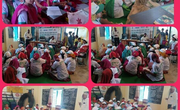 मिट्टी परीक्षण एवं केंचुआ खाद निर्माण प्रशिक्षण दिया गया