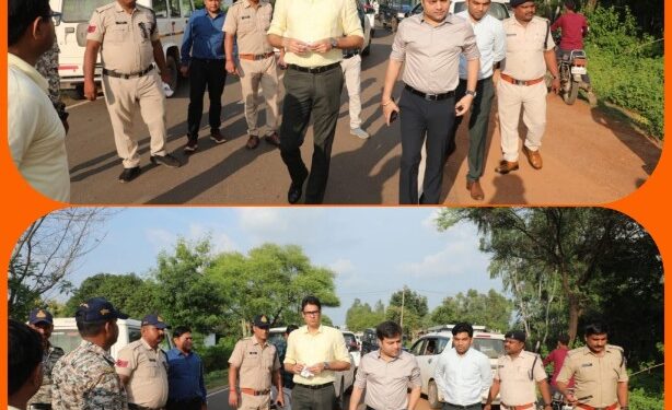 कलेक्टर अविप्रसाद और एसपी अभिजीत रंजन ने शहडोल जिले की सीमा से लगे बरही में चेकपोस्ट स्थापित करने किया स्थल निरीक्षण