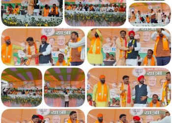 *जबेरा विधानसभा पहुंची जनआशीर्वाद यात्रा* *भाजपा की जनआशीर्वाद यात्रा मे दिखा अपार जनसमूह*