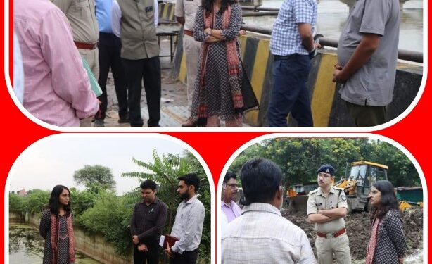 कलेक्टर एवं एसपी ने गणेश प्रतिमा विसर्जन स्थल का किया निरीक्षण