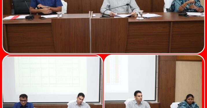 विभागों में लंबित प्रकरणों का गंभीरता से करें निराकरण – कलेक्टर श्री प्रसाद टीएल बैठक में प्रकरणों की विभागवार समीक्षा कर कलेक्टर ने दिये निर्देश समय सीमा की बैठक आयोजित