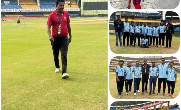 इंदौर में भारतीय क्रिकेट टीम की जीत के असली हीरो पिच बनाने वाले कयूरेटर्स,जिसमें नर्मदापुरम निवासी एम.पी.सी.ए.के क्यूरेटर विष्णु बौरासी भी शामिल, नर्मदापुरम वासियो ने दी बधाई