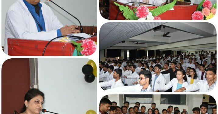 व्हाइट कोट पहचान, सम्मान के साथ चुनौतियां और जिम्मेदारियां भी देगा      इंडेक्स मेडिकल कॉलेज हॉस्पिटल एंड रिसर्च सेंटर इंदौर में व्हाइट कोट समारोह का आयोजन