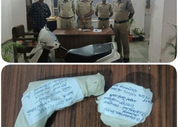 *पुलिस अधीक्षक अमित कुमार के निर्देशन में जिले मे गुण्डे, वदमाशों की धरपकड हेतु चलाए जा रहे आपरेशन प्रहार के तहत थाना कोतवाली पुलिस की कार्यवाही, एक देशी पिस्टल, एक जिंदा कारतूस सहित दो आरोपी गिरफ्त में।*