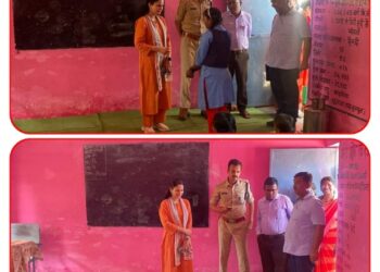 कलेक्टर डॉ. सलोनी सिडाना  ने किया स्कूलों का निरीक्षण