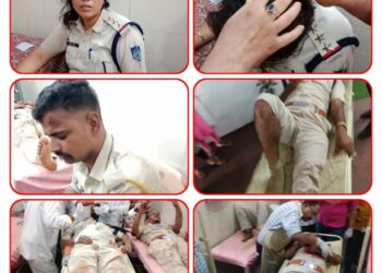 गोंडवाना ने किया पुलिस पर हमला,हालात बेकाबू*