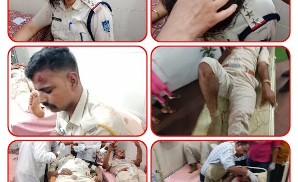 गोंडवाना ने किया पुलिस पर हमला,हालात बेकाबू*