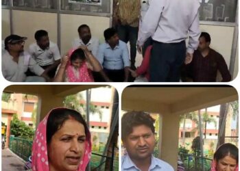 टिमरनी नगर परिषद पार्षद धरने पर बैठे