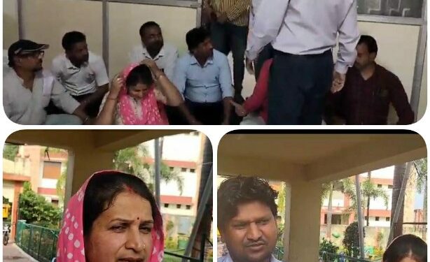 टिमरनी नगर परिषद पार्षद धरने पर बैठे