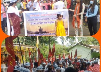 नियुक्ती की मांग कर रहे चयनित पटवारियों ने अब निकाली चुनरी यात्रा