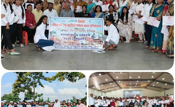जिले के पर्यटन स्थलों पर विश्व पर्यटन दिवस धूमधाम से मनाया गया,मढ़ई में मिनी मैराथन एवं तवा पर पर्यटकों का किया स्वागत