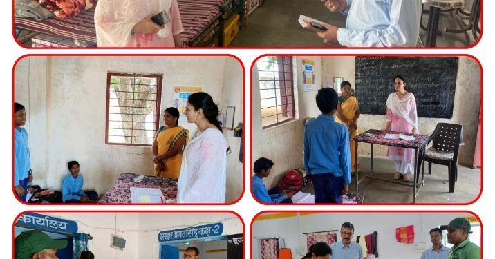 विषयवार कठिनाईयों का चिन्हांकन करते हुए उपचारात्मक शिक्षण सुनिश्चित करें – डॉ. सिडाना  कलेक्टर ने किया बिछिया क्षेत्र के स्कूल एवं छात्रावासों का निरीक्षण