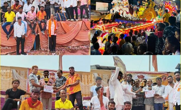 *डोंगरगढ हनुमान भक्तों ने किया उत्कृष्ट विसर्जन झांकियां को पुरस्कृत*