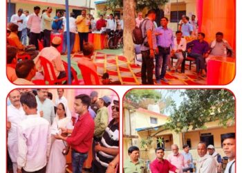 विधायक पाण्डेय द्वारा दिव्यांगों को वितरित की गई मोटराईज्ड ट्रायसायकिल एवं अन्य उपकरण