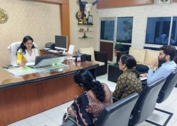 कलेक्टर डॉ. सलोनी सिडाना ने की आँगनवाड़ी भवनों के निर्माण कार्य की समीक्षा