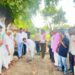 टिमरनी जिला पंचायत अध्यक्ष द्वारा सीसी रोड का किया भूमि पूजन