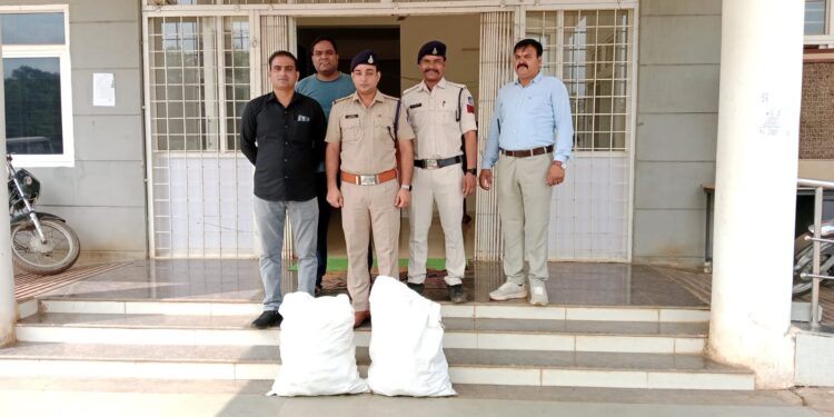 थाना एन. के. जे को मिली बड़ी सफलता अवैध शराब 318 पाव कुल कीमत 28620 रू० की शराब की विक्रय करते आरोपी पकड़ा गया