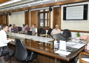 मुख्य सचिव की अध्यक्षता में यूनिटी मॉल के संचालन के संबंध में बैठक आयोजित