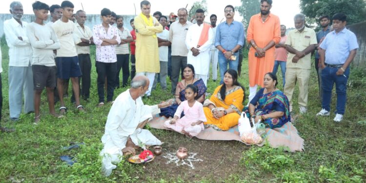 नगर पालिक निगम कटनी मुक्तिधाम कब्रिस्तान में 25 लाख 65 हजार से बनेगी बाउण्ड्रीवाल पेवर ब्लाक और शेड निर्माण
