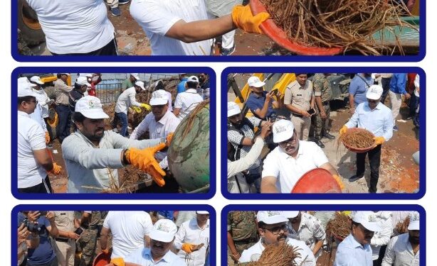 स्वच्छता ही सेवा पखवाड़ा के अंतर्गत कलेक्टर श्री पुष्प, पुलिस अधीक्षक श्री वर्मा व सीईओ जिला पंचायत श्री जैसवाल ने छोटा तालाब छिंदवाड़ा में एक घंटे किया स्वच्छता के लिये श्रमदान