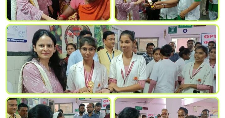 अंर्तराष्ट्रीय वृद्धजन दिवस पर जिला चिकित्सालय में की गई वरिष्ठजनों के स्वास्थ्य की जांच