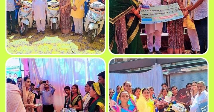 पर्यावरण मित्र प्रोत्साहन योजना अंतर्गत स्कूटी वितरण कार्यक्रम संपन्न