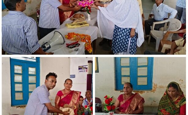 रीठी अस्पताल मैं 41 वर्ष तक स्वास्थ्य सेवाए देकर,,, सेवानिवृत हुई श्रीमति फूलमती मेहरा,,,,।