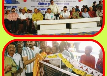 उदयपुरा गुजौरा बलेह मार्ग का भूमि पूजन हुआ