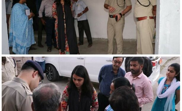 “विधानसभा निर्वाचन- 2023” कृषि उपज मंडी में जिला निर्वाचन अधिकारी एवं पुलिस अधीक्षक ने लिया निर्वाचन संबंधी व्यवस्थाओं का जायजा