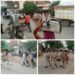 थाना प्रभारी पवई ने दलबल के साथ नगर में किया फ्लेग मार्च सड़क पर वाहन खड़ा करने वाले एवं दुकान लगाने वाले लोगों को दी समझाइस