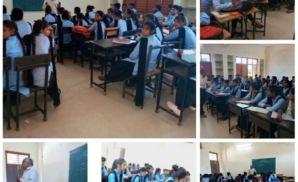 विद्यार्थियों को जैविक खेती प्रशिक्षण दिया गया